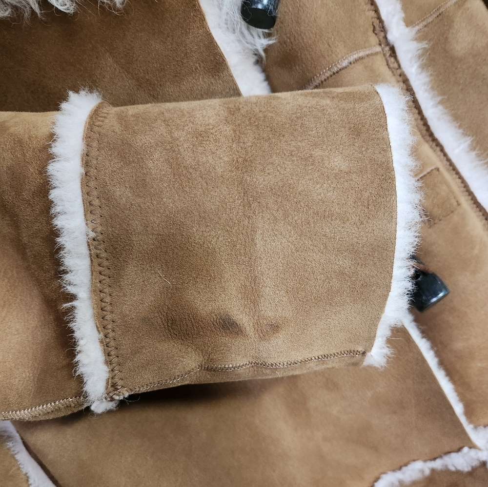 Sundance Gwyneth Shearling Suede Coat - Picture 12 of 12